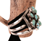 Navajo Sterling Silver Turquoise Cuff