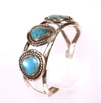 Navajo Turquoise Cuff Bracelet
