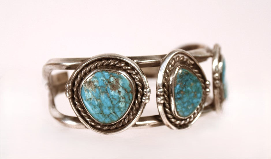 Navajo Turquoise Cuff Bracelet