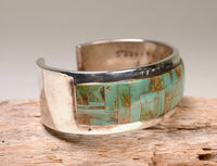 Navajo Dine Sterling Silver Bracelet By Frank Chee