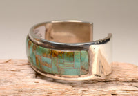 Navajo Dine Sterling Silver Bracelet By Frank Chee