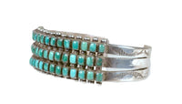 Vintage Navajo Three Row Cuff Bracelet