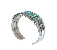 Vintage Navajo Three Row Cuff Bracelet