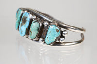 Navajo Sterling Silver and Turquoise Cuff Bracelet