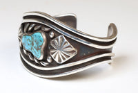 Navajo Cuff Bracelet, Hallmarked: HC by Hyson Craig