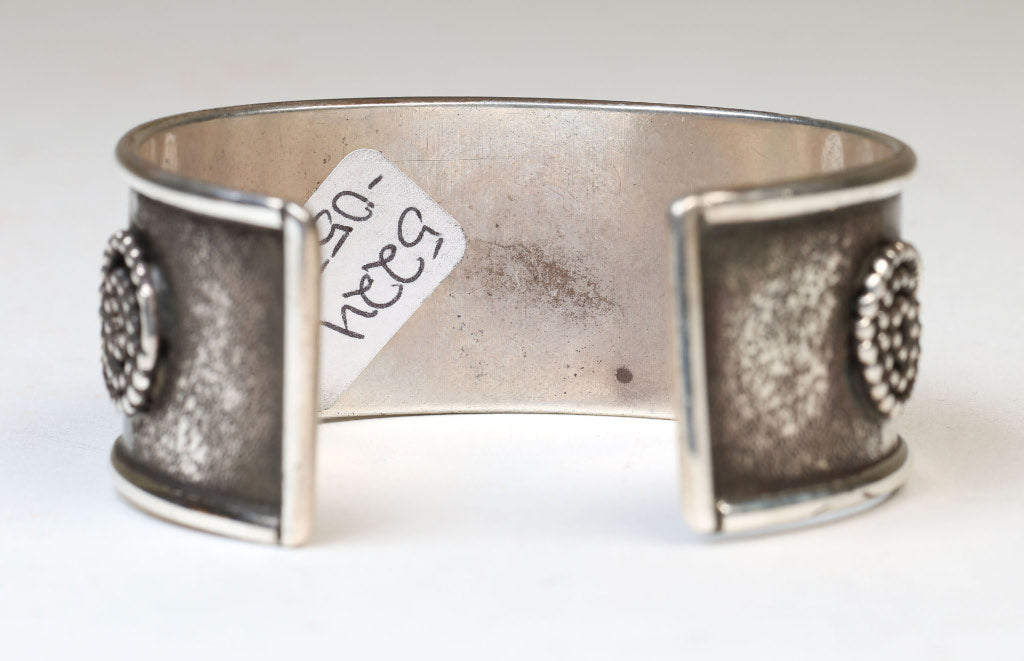 Navajo Sterling Silver and Turquoise Cuff Bracelet