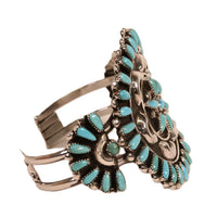 Zuni Cluster Style Cuff Bracelet By Don and Viola Eriacho