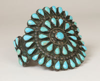 Zuni Teardrop Turquoise Bracelet