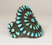 Zuni Teardrop Turquoise Bracelet