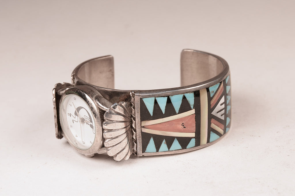Zuni Sterling Silver Watch Cuff