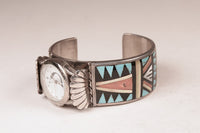 Zuni Sterling Silver Watch Cuff