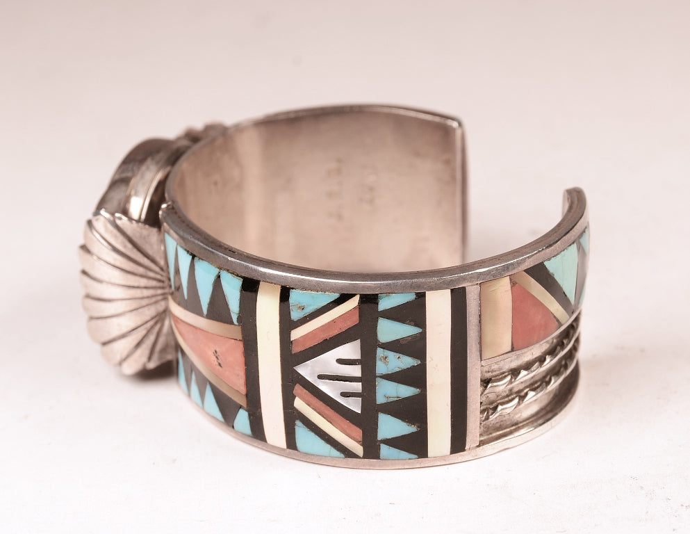 Zuni Sterling Silver Watch Cuff