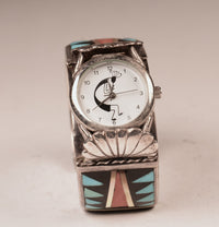 Zuni Sterling Silver Watch Cuff
