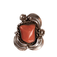 Navajo Coral Ring
