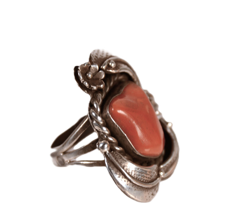 Navajo Coral Ring