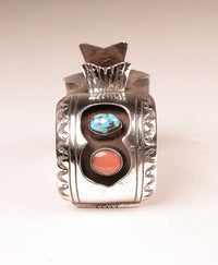 Navajo Sterling Silver Watch Bracelet