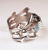 Navajo Sterling Silver Lucerne  Wristwatch