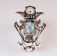 Navajo Sterling Silver Lucerne  Wristwatch