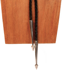 Navajo Overlay Bolo Tie By RMT