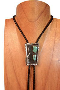 Navajo Bolo Tie By R. Platero