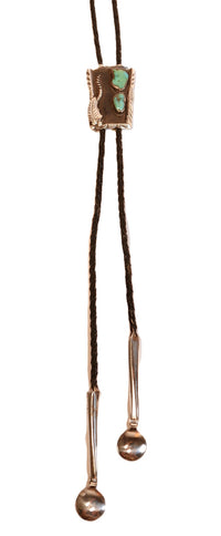 Navajo Bolo Tie By R. Platero