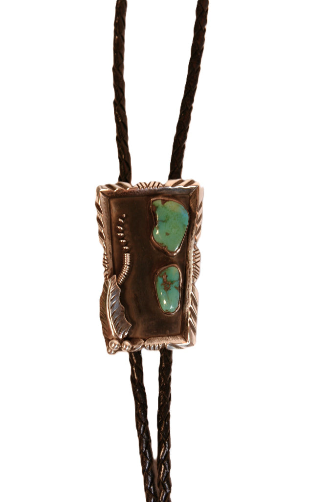 Navajo Bolo Tie By R. Platero