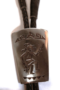 Hopi Pueblo Bolo Tie By Harrington Poleviyuma
