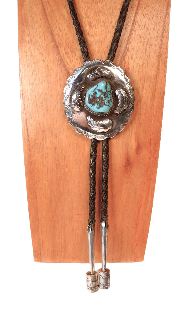 Navajo Sterling Silver Bolo Tie