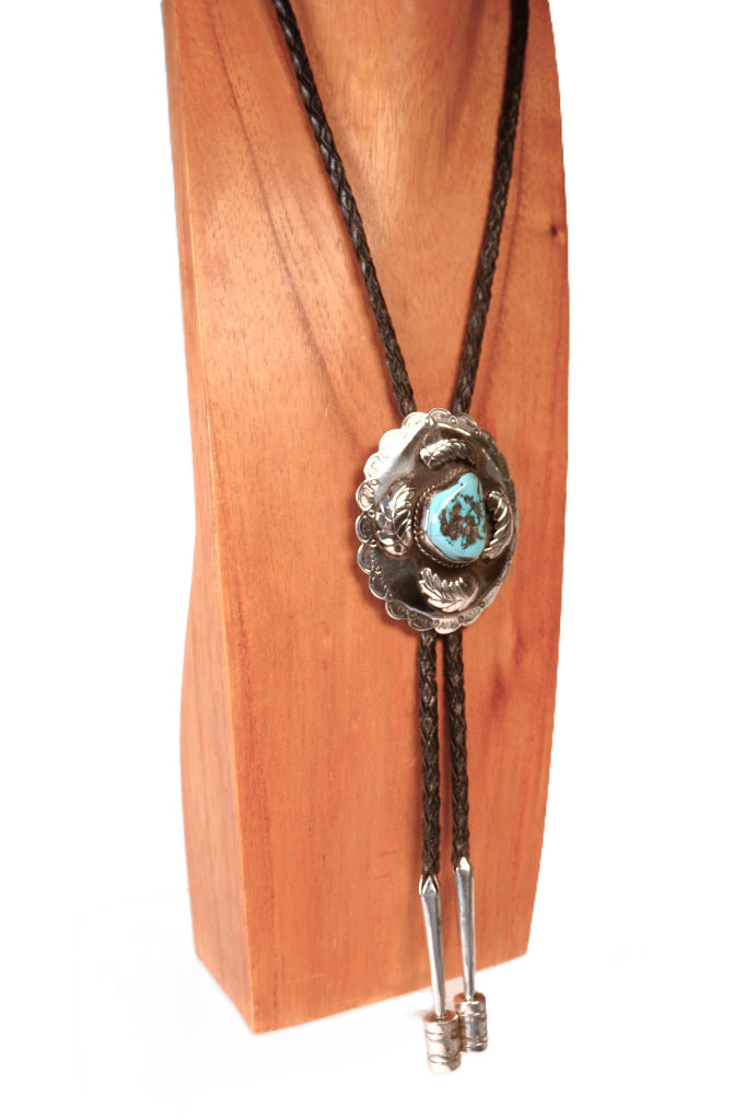 Navajo Sterling Silver Bolo Tie