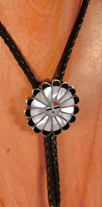 Navajo Sunface Bolo Tie