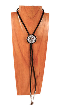 Navajo Sunface Bolo Tie