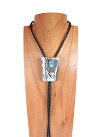 Navajo Bolo Tie By David F. Garcia
