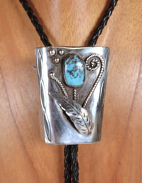 Navajo Bolo Tie By David F. Garcia