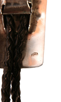 Hopi Pueblo Kokopelli Bolo Tie By Victor Coochwsytewa