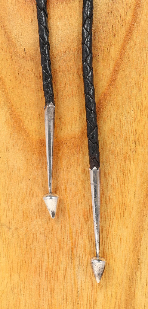 Hopi Pueblo Sterling Silver Antelope Bolo By Loren Phillips