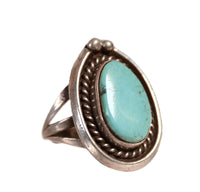 Navajo Sterling Silver and Turquoise Ring