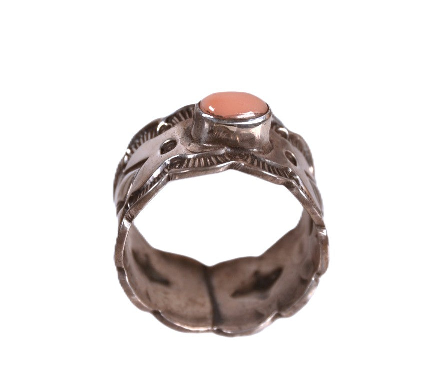 Navajo Coral Ring