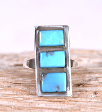 Navajo Sterling Silver and Turquoise Ring