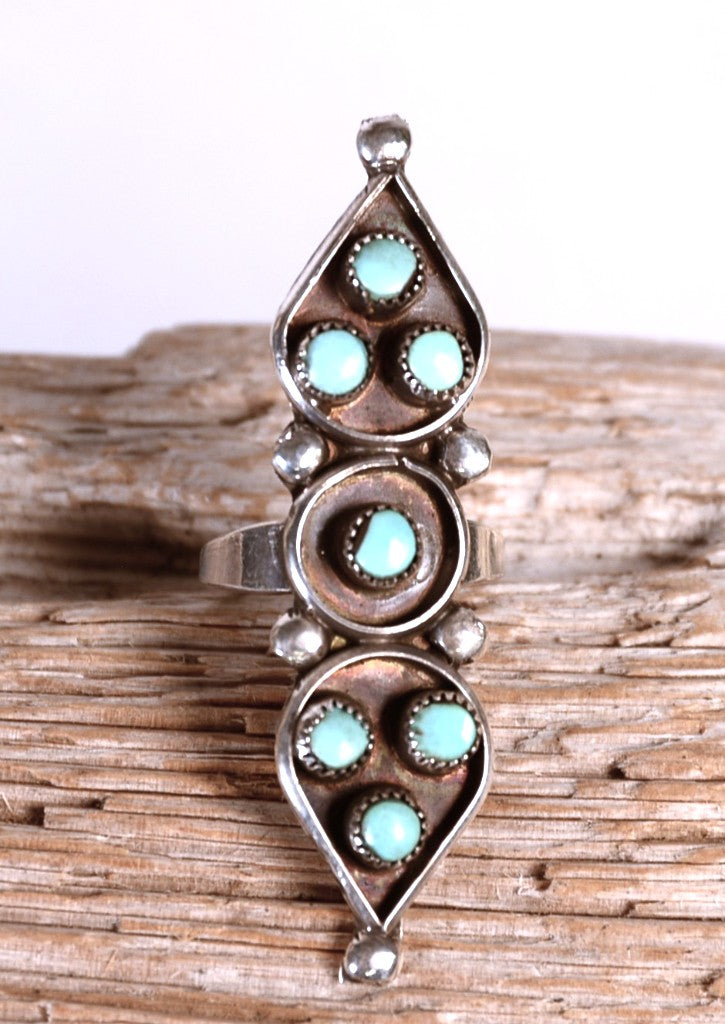 Zuni Pueblo Turquoise Ring