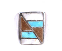 Navajo Inlay Man's Ring