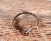 Zuni Pueblo Coral Inlay Ring