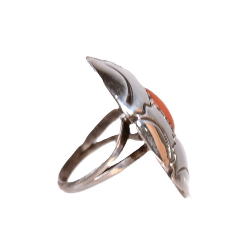 Navajo Coral Ring