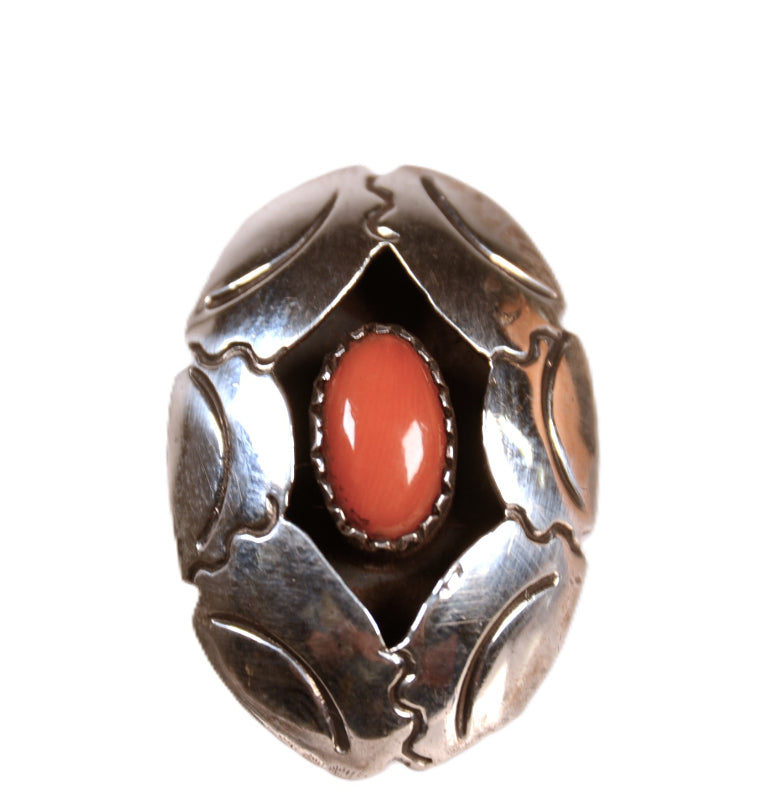 Navajo Coral Ring