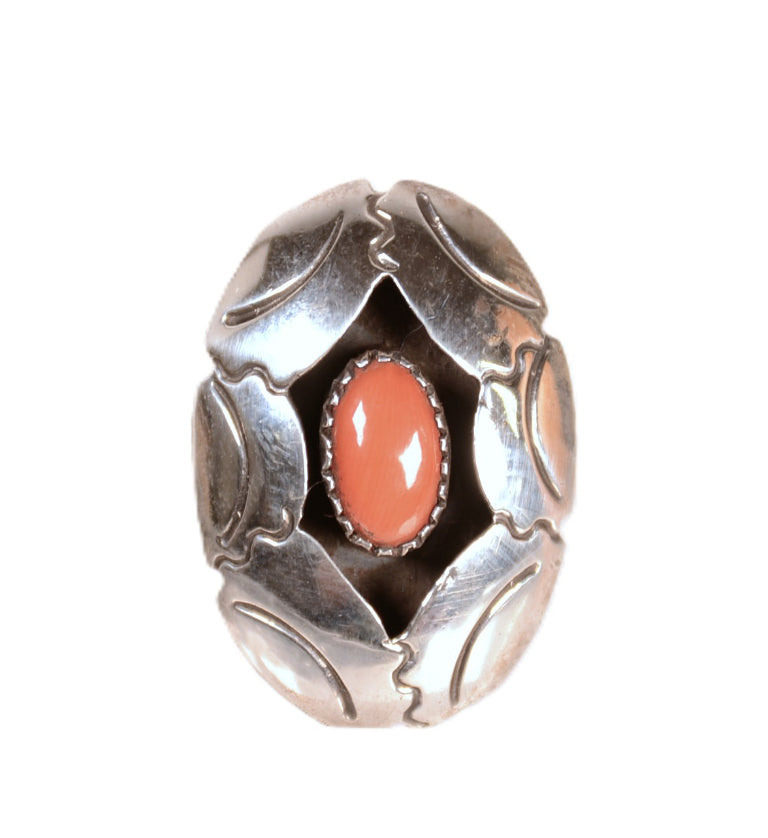 Navajo Coral Ring