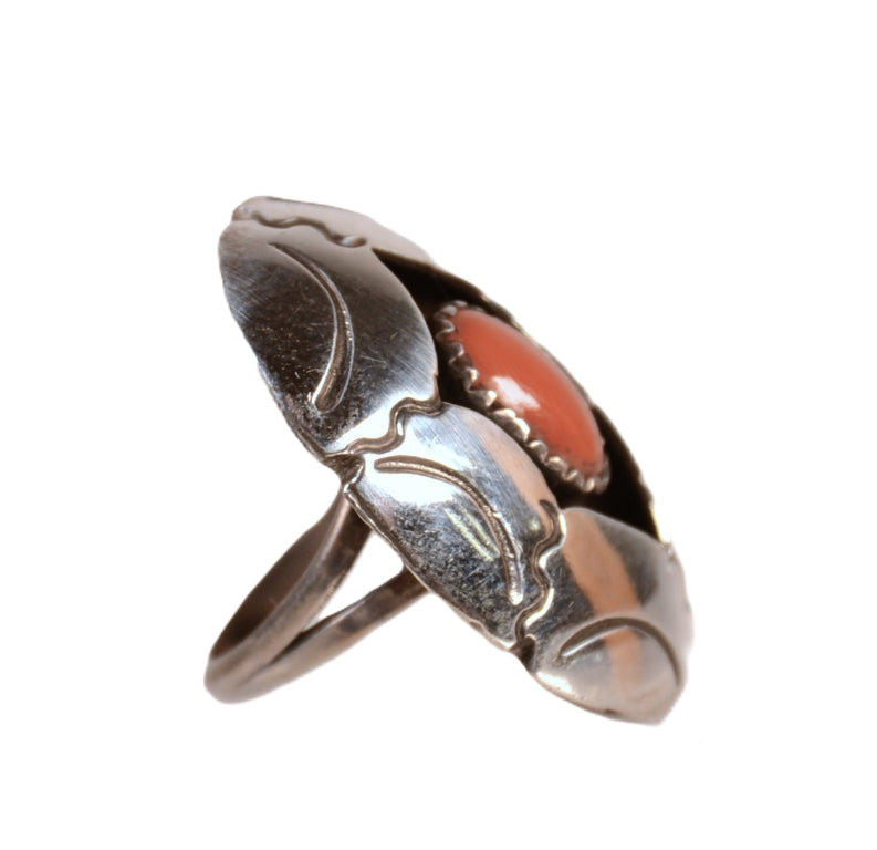 Navajo Coral Ring