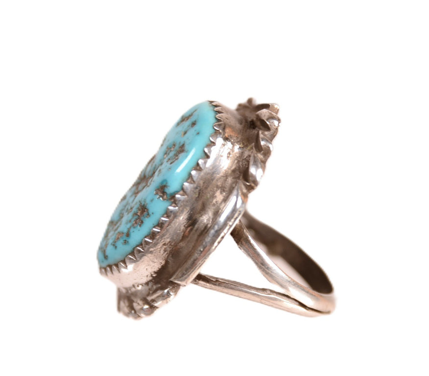Navajo Sleeping Beauty Turquoise Ring