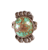 Navajo Green Turquoise Ring