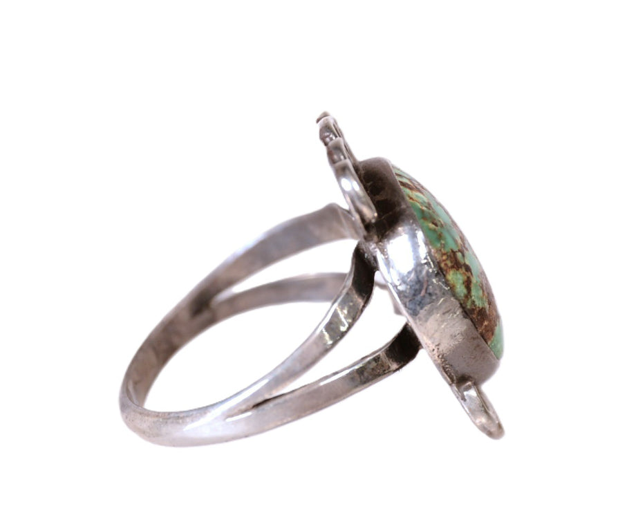 Navajo Green Turquoise Ring