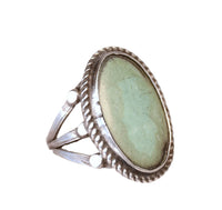 Navajo Faded Green Turquoise Ring