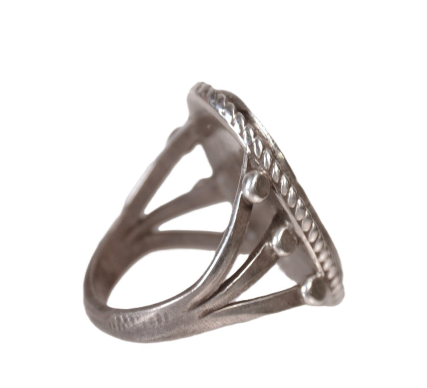 Navajo Faded Green Turquoise Ring